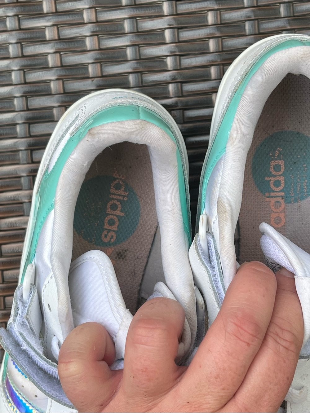 Adidas Forum Low Retro White Iridescent Sneakers - GX3398 - Picture 5 of 7